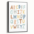 ABC Alphabet - Kids Educational Wall Art Pastel Learning Print