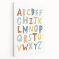 ABC Alphabet - Kids Educational Wall Art Pastel Learning Print