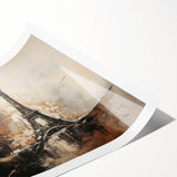 Extra large wall art featuring line art flowers in muted neutrals on a rolled print, ideal for large living room decor.