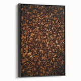 Black and white framed canvas depicting a vintage landscape scene, ideal for bedroom wall decor.