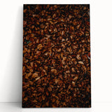 Large black and white stretched canvas featuring a detailed tree in autumn, ideal for kitchen wall art or bedroom ambiance.