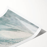 Extra large wall art featuring line art flowers in black and white on a rolled canvas.