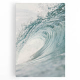 Large black and white abstract canvas print with swirling patterns, ideal for kitchen wall art.