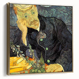 Framed canvas featuring a vintage-style landscape painting in muted gold and silver tones, ideal for bedroom wall art.