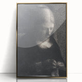 Impressionist Portrait Art - Seurat's "The Artist's Mother Embroidering
