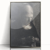 Impressionist Portrait Art - Seurat's "The Artist's Mother Embroidering