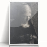 Impressionist Portrait Art - Seurat's "The Artist's Mother Embroidering