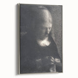 Impressionist Portrait Art - Seurat's "The Artist's Mother Embroidering