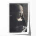 Impressionist Portrait Art - Seurat's "The Artist's Mother Embroidering