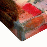 Modern Wall Art - Vibrant Abstract Rhythms in Red, Green, and Violet