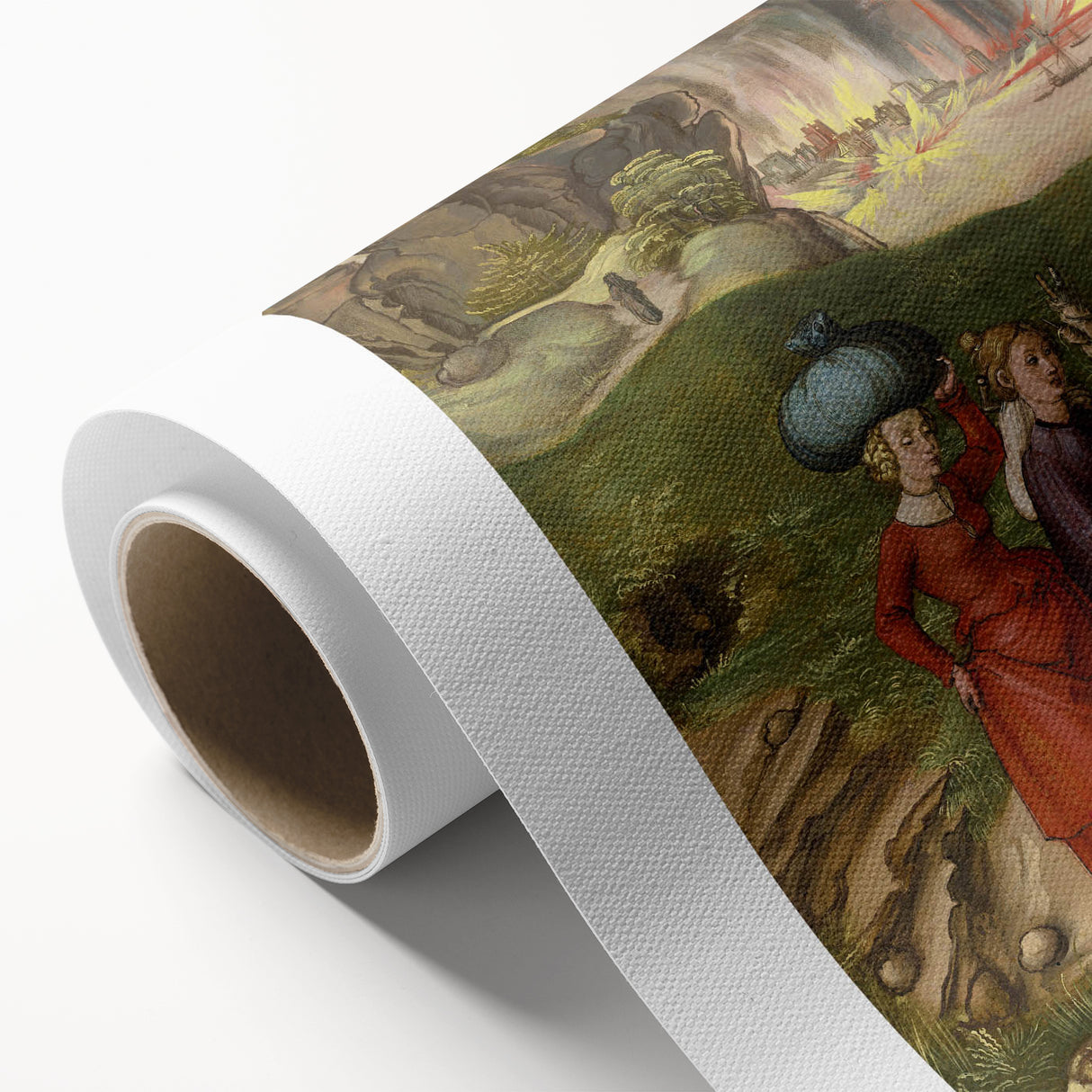 Modern Wall Art - Historical Scene with Vibrant Detail and Depth