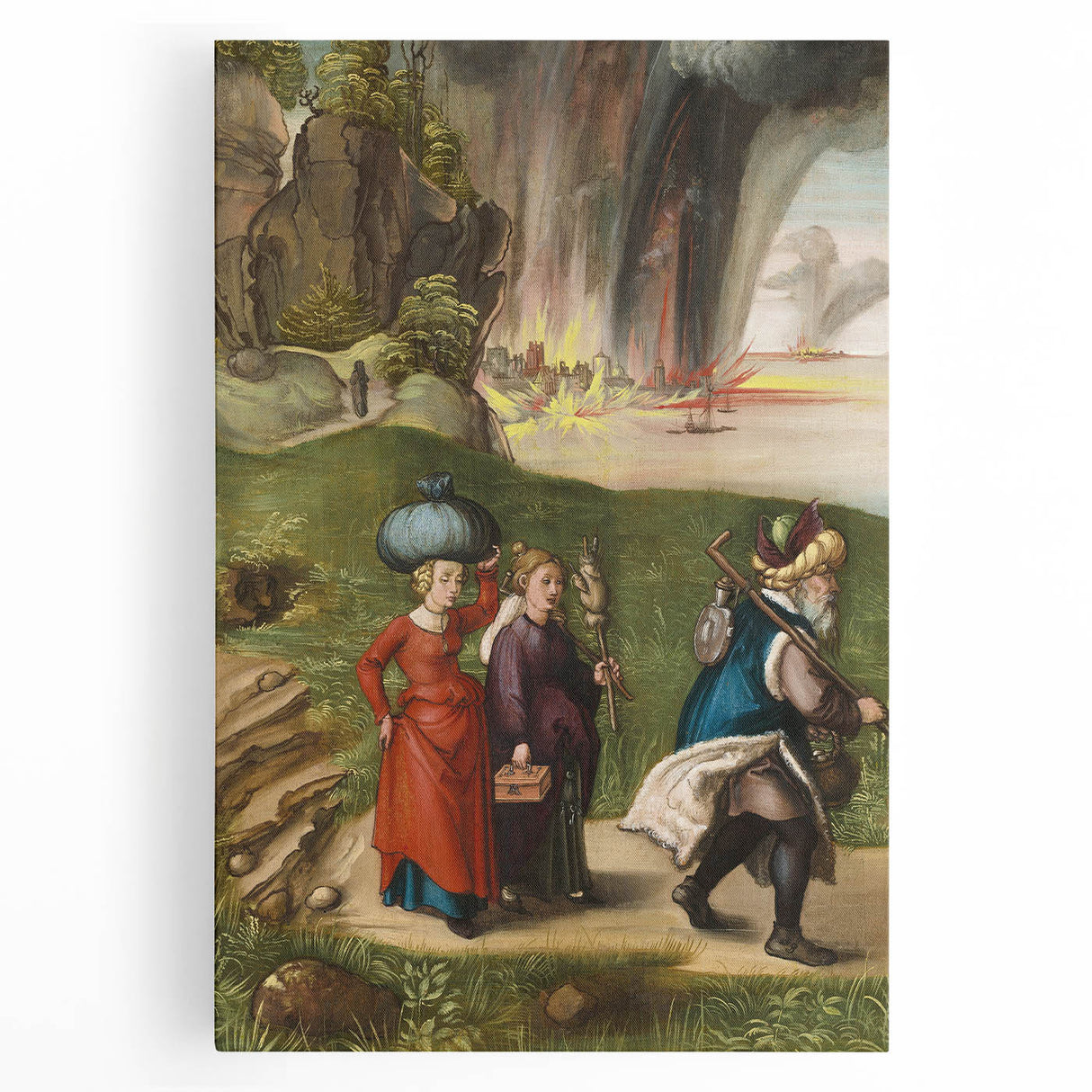 Modern Wall Art - Historical Scene with Vibrant Detail and Depth