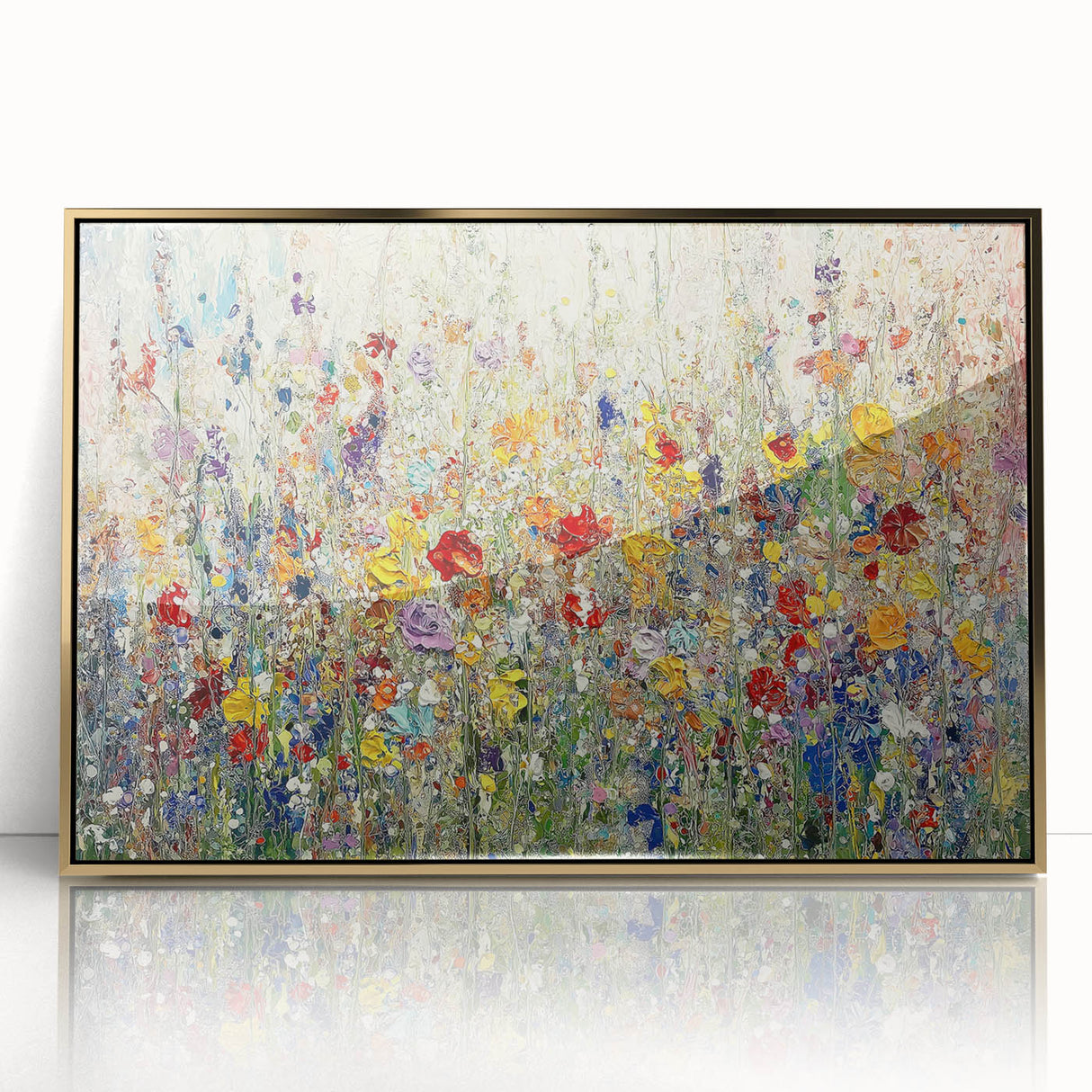 Vibrant Wildflower Meadow – Modern Canvas & Framed Wall Art