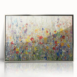 Vibrant Wildflower Meadow – Modern Canvas & Framed Wall Art