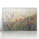 Vibrant Wildflower Meadow – Modern Canvas & Framed Wall Art