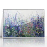 Lavender Dreamscape – Abstract Floral Canvas & Framed Art