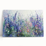 Lavender Dreamscape – Abstract Floral Canvas & Framed Art