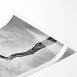 Minimalist Tree Silhouette – Modern Black & White Wall Art