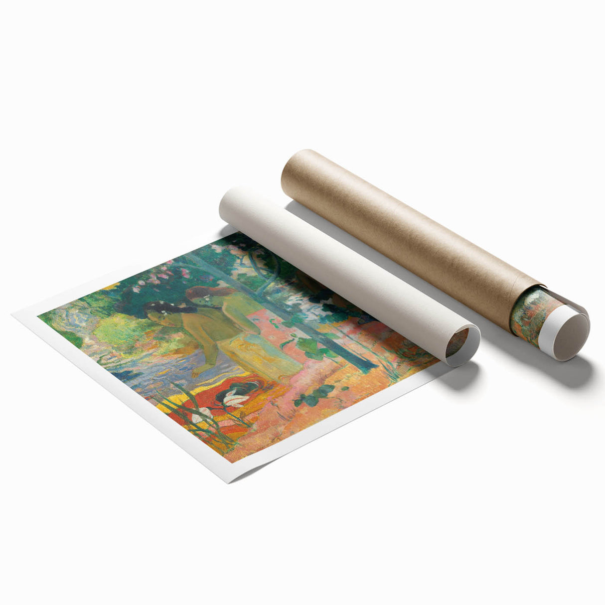 The Bathers: Paul Gauguin's Post-Impressionist Masterpiece Wall Art