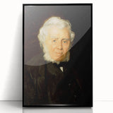 Modern Wall Art - Classic Portrait of Robert Walter Weir in Neutral Tones