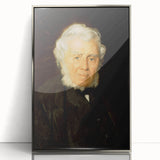 Modern Wall Art - Classic Portrait of Robert Walter Weir in Neutral Tones