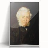 Modern Wall Art - Classic Portrait of Robert Walter Weir in Neutral Tones