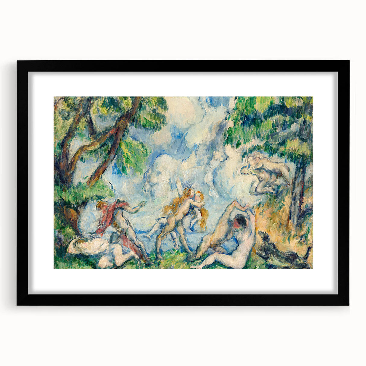 Impressionism Wall Art – The Battle of Love by Paul Cézanne Print