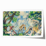 Impressionism Wall Art – The Battle of Love by Paul Cézanne Print
