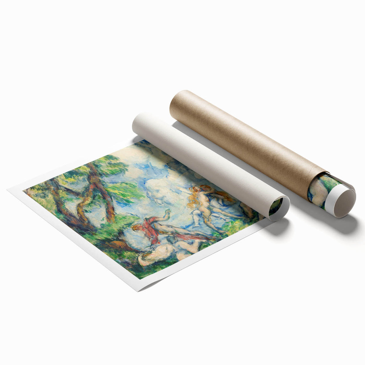 Impressionism Wall Art – The Battle of Love by Paul Cézanne Print