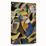 Modern Wall Art - Dynamic Abstract Composition in Bold, Vibrant Colors