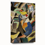 Modern Wall Art - Dynamic Abstract Composition in Bold, Vibrant Colors