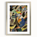 Modern Wall Art - Dynamic Abstract Composition in Bold, Vibrant Colors