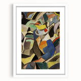 Modern Wall Art - Dynamic Abstract Composition in Bold, Vibrant Colors