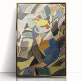 Modern Wall Art - Dynamic Abstract Composition in Bold, Vibrant Colors