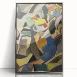 Modern Wall Art - Dynamic Abstract Composition in Bold, Vibrant Colors