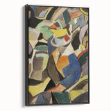 Modern Wall Art - Dynamic Abstract Composition in Bold, Vibrant Colors