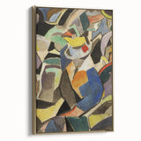 Modern Wall Art - Dynamic Abstract Composition in Bold, Vibrant Colors