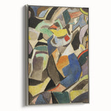 Modern Wall Art - Dynamic Abstract Composition in Bold, Vibrant Colors