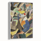 Modern Wall Art - Dynamic Abstract Composition in Bold, Vibrant Colors