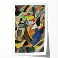 Modern Wall Art - Dynamic Abstract Composition in Bold, Vibrant Colors