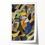 Modern Wall Art - Dynamic Abstract Composition in Bold, Vibrant Colors