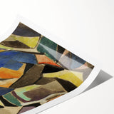 Modern Wall Art - Dynamic Abstract Composition in Bold, Vibrant Colors