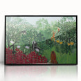 Tropical Forest with Monkeys" Modern Wall Art - Contemporary Jungle Decor