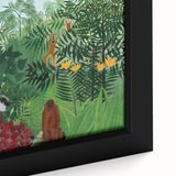 Tropical Forest with Monkeys" Modern Wall Art - Contemporary Jungle Decor