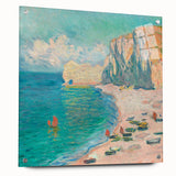Impressionist Seascape - Claude Monet Prints of Beach and Cliffs