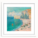 Impressionist Seascape - Claude Monet Prints of Beach and Cliffs