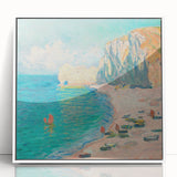 Impressionist Seascape - Claude Monet Prints of Beach and Cliffs