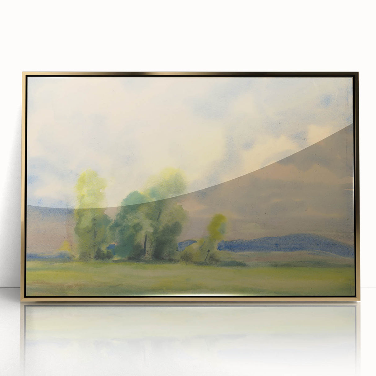 Landscape" Minimalist Modern Wall Art - Contemporary Nature Decor