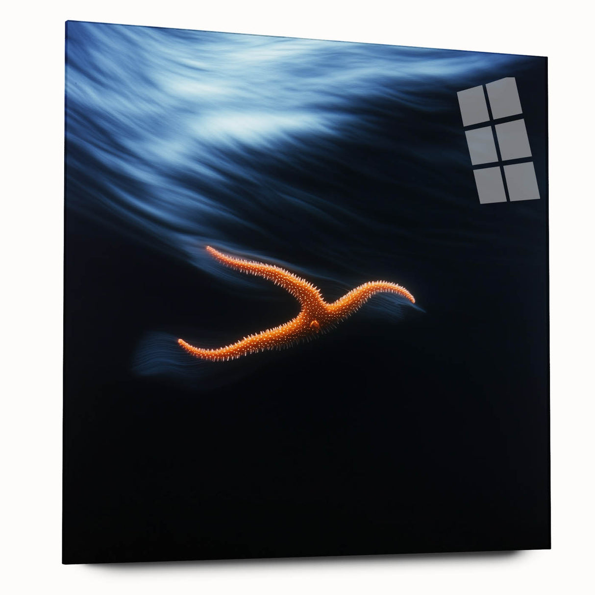 Underwater Drift – Dynamic Abstract Ocean Motion Wall Art Design