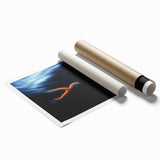 Underwater Drift – Dynamic Abstract Ocean Motion Wall Art Design